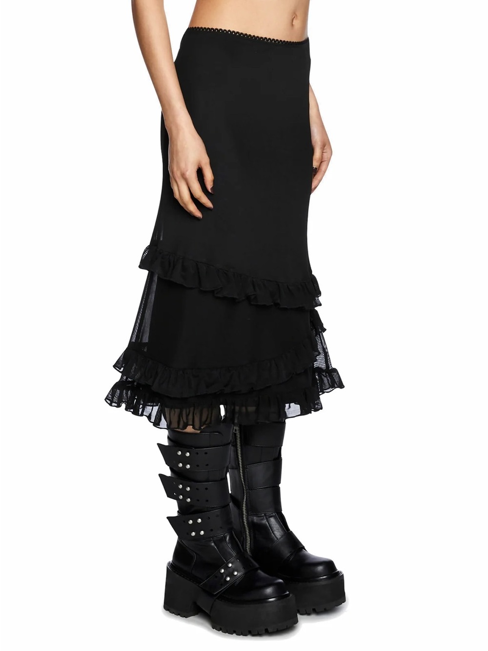 THE GRAVE GIRLS BOREDOM ADDICT MIDI SKIRT, size XL (BNWT) - Picture 3 of 8